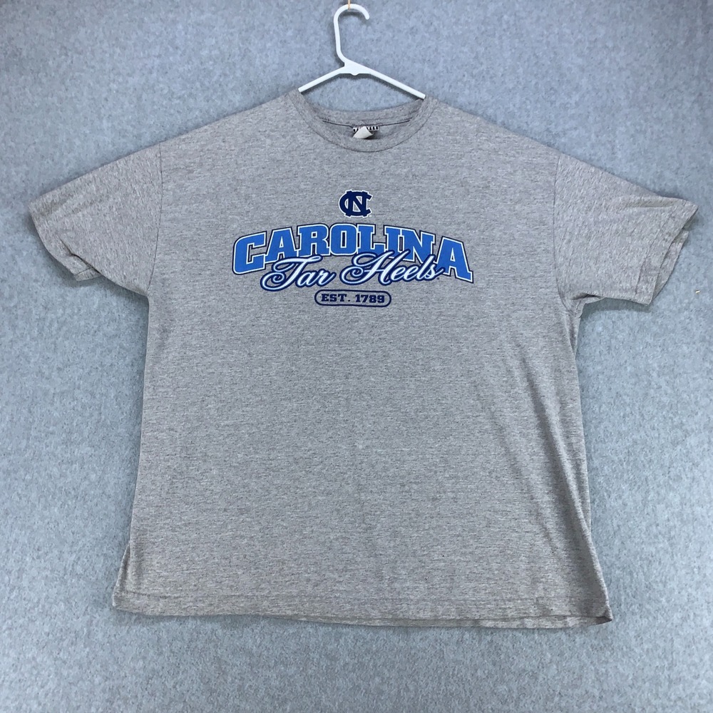 Vintage North Carolina Shirt Mens XXL Gray UNC Carolina Tar Heels Y2K NCAA